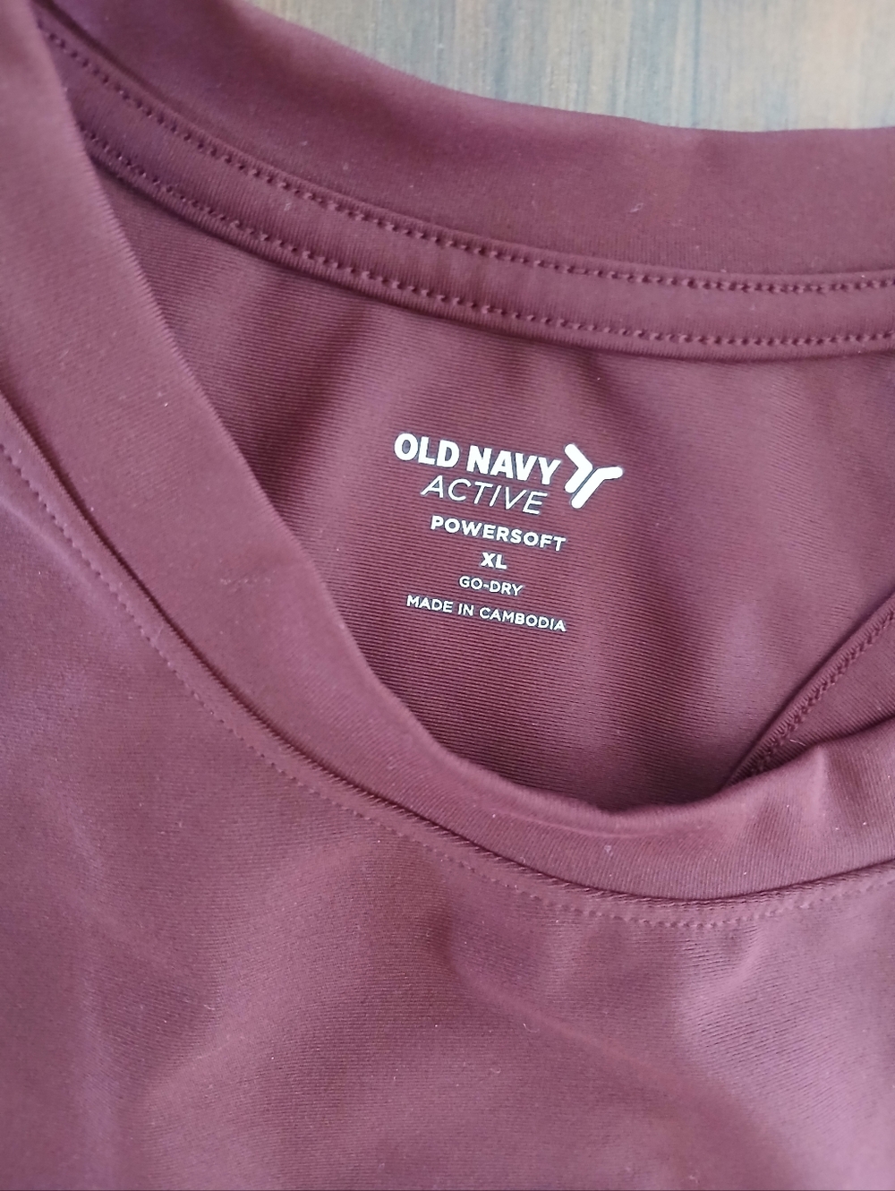 Maroon Racerback Cropped Tank - Picture 2 of 3